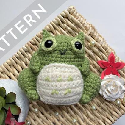 Hoobit The Owl Toad Pattern - Frog Crochet Pattern..