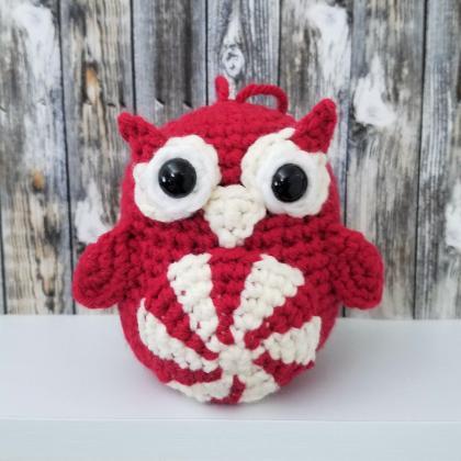 Peppermint Owl Amigurumi Crochet Pattern -..