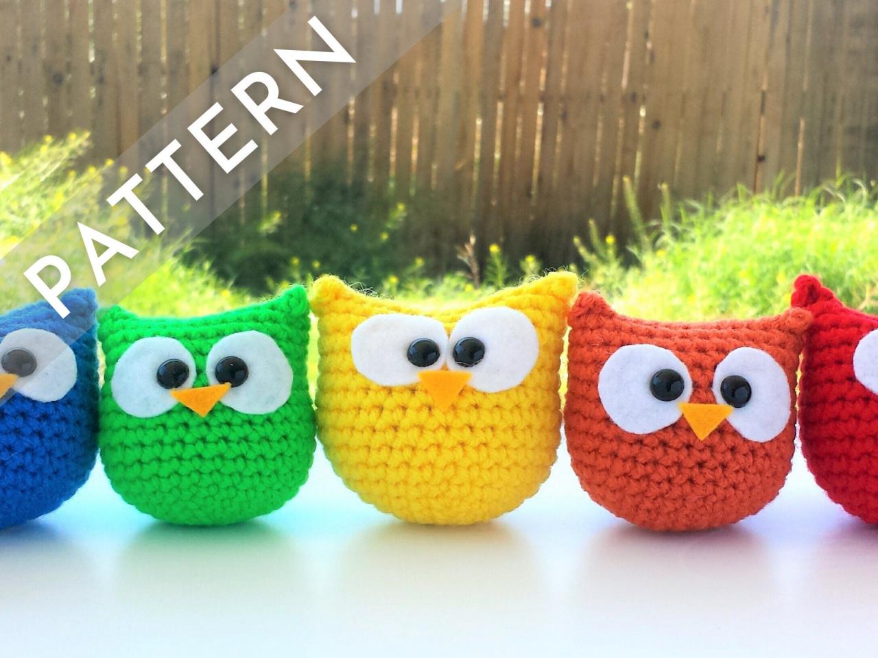 No Sew Owl - Amigurumi Crochet Pattern - Easy, Quick, Beginner Friendly Tutorial